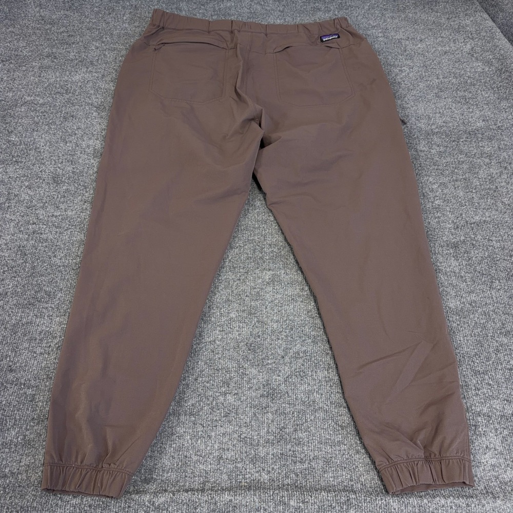 Patagonia Jogger Pants Mens 2XL Dusky Brown Skyline Traveler Elastic Waist 56800 - Picture 11 of 14